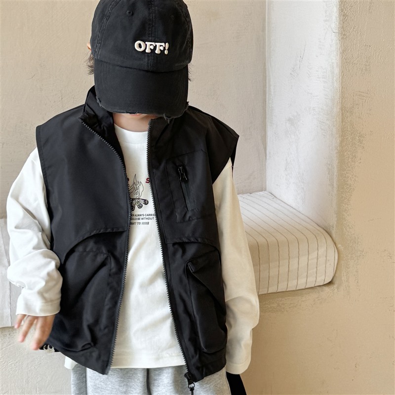 Black Vest Cardigan