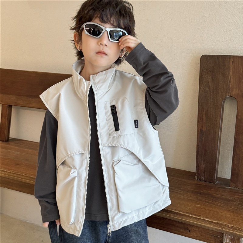 Vest Cardigan Khaki
