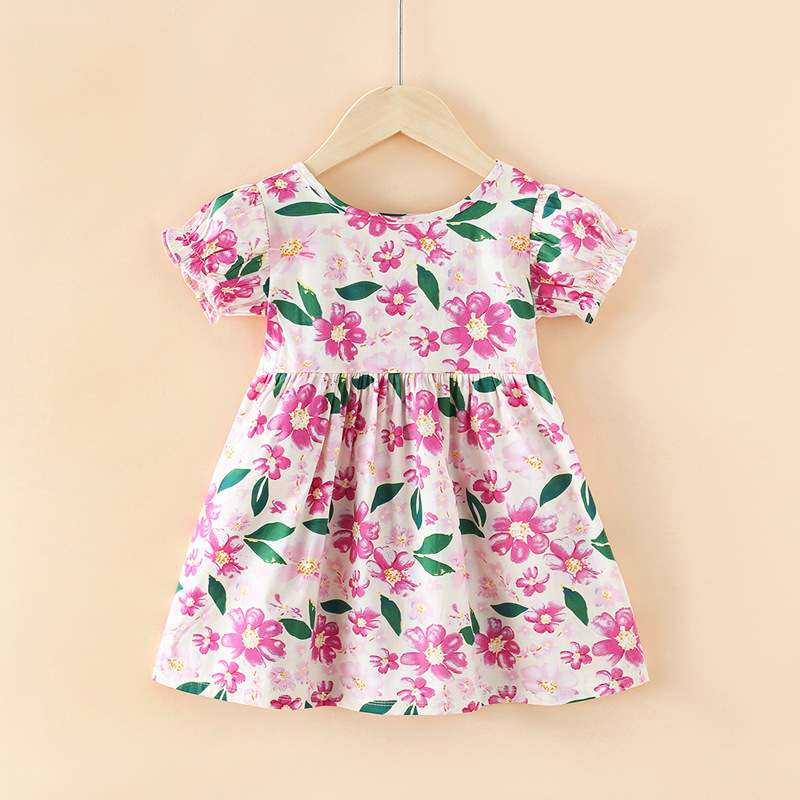 Purple Flower Princess Dress