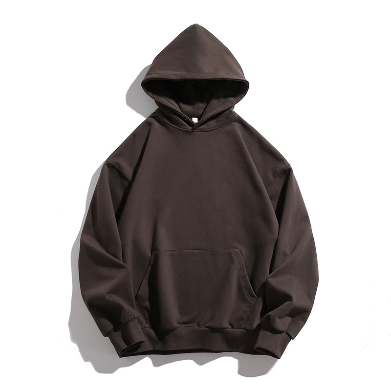Coffee Colored Hooded Sweatshirt